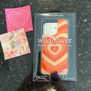 iPhone 13 Pro untouched orange latte love phone case